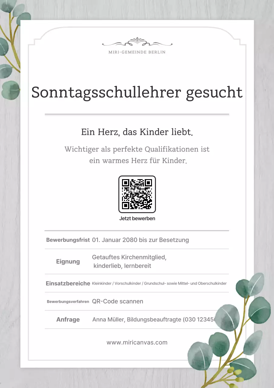 Gray Simple Education Recruitment