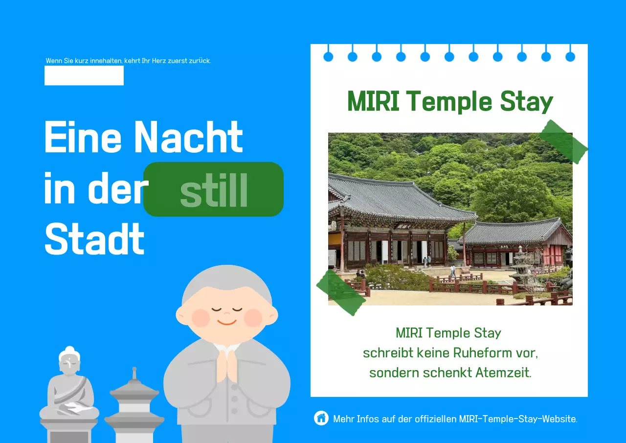 Förderung der traditionellen blauen Meditation