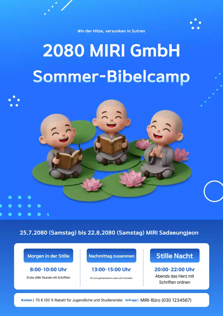 Leitfaden für das Blue Baby Sommercamp