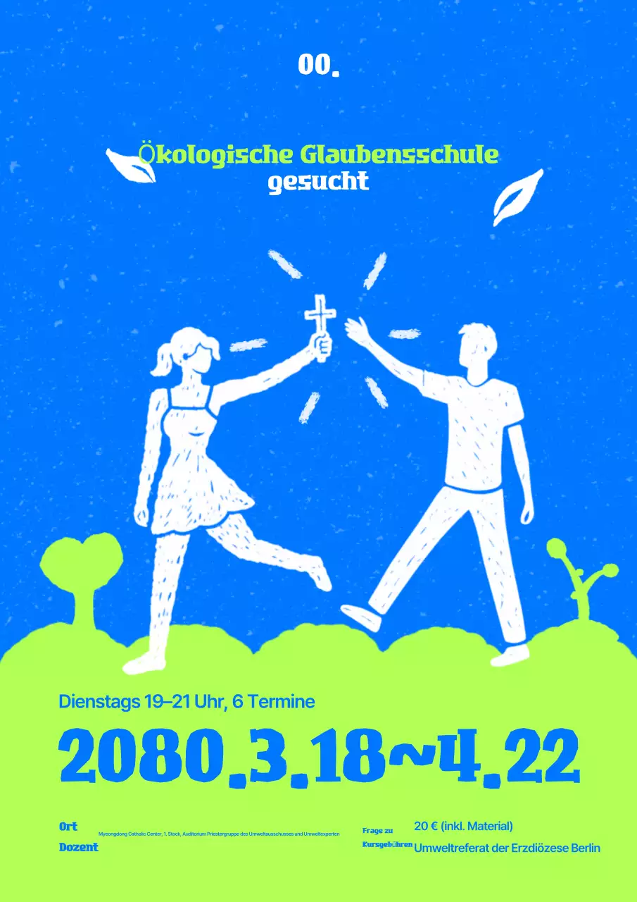 Blue Simple Training Studentenrekrutierung