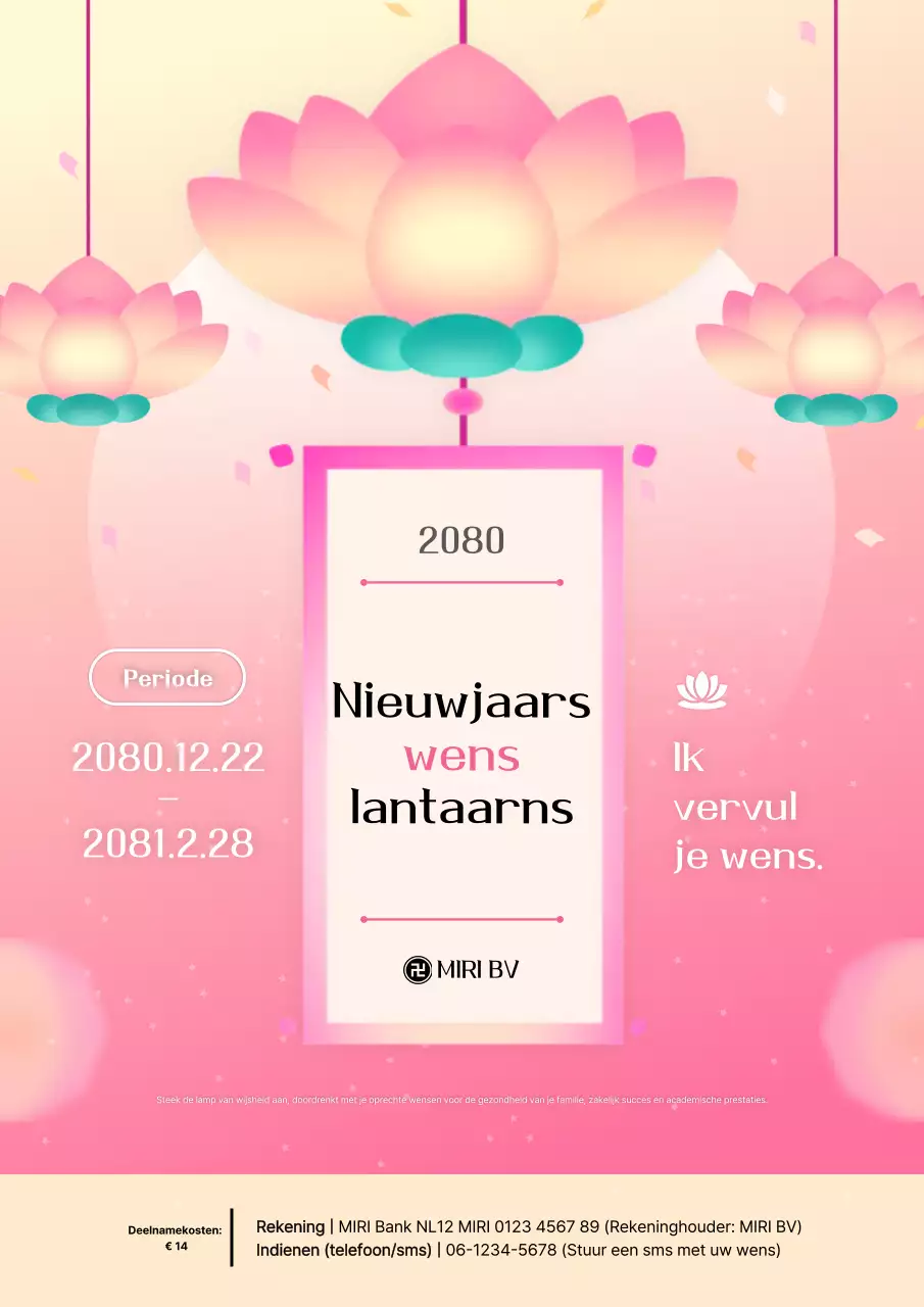 Roze Baby Nieuwjaarsevenement