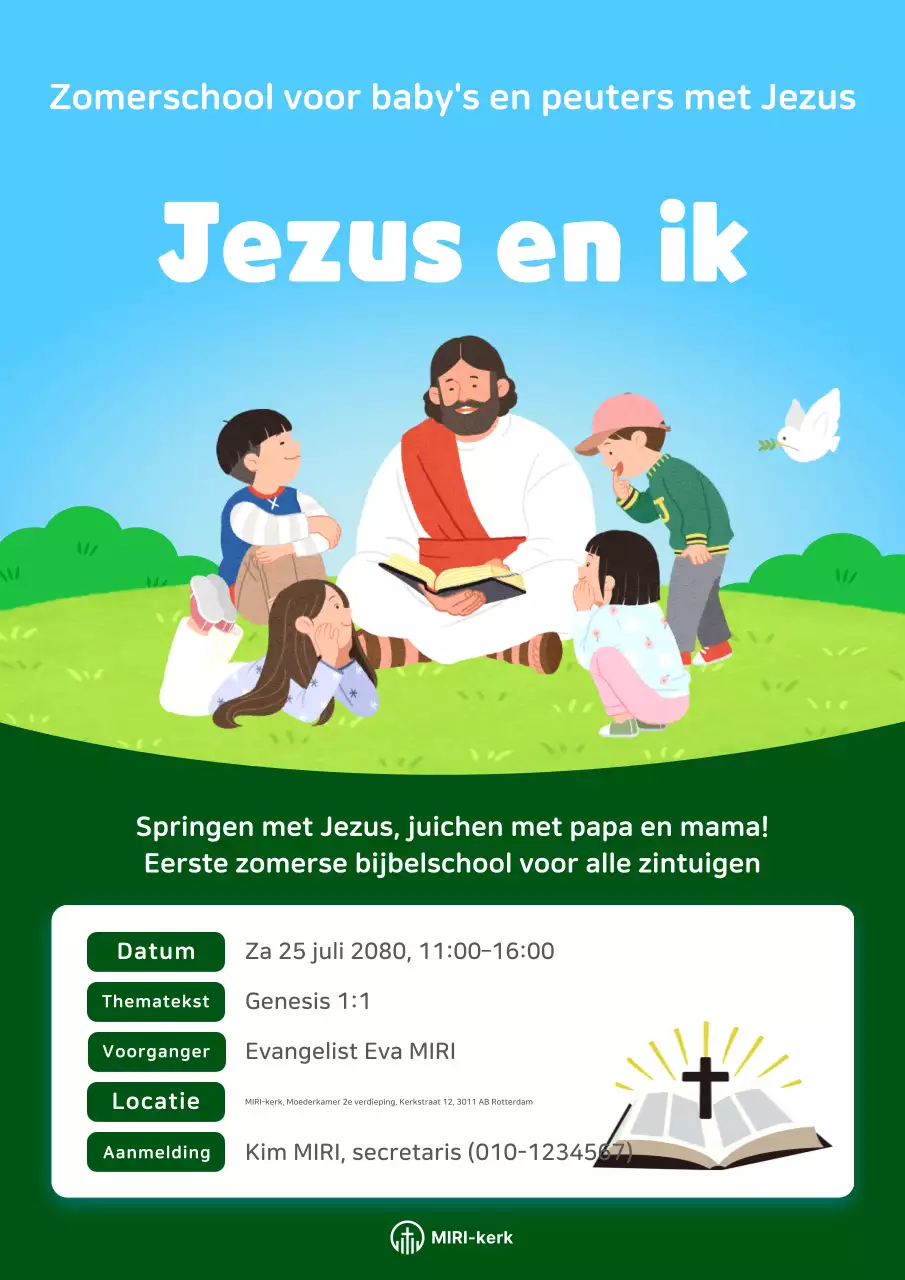 Gids voor de Sky Blue Baby Zomerbijbelschool