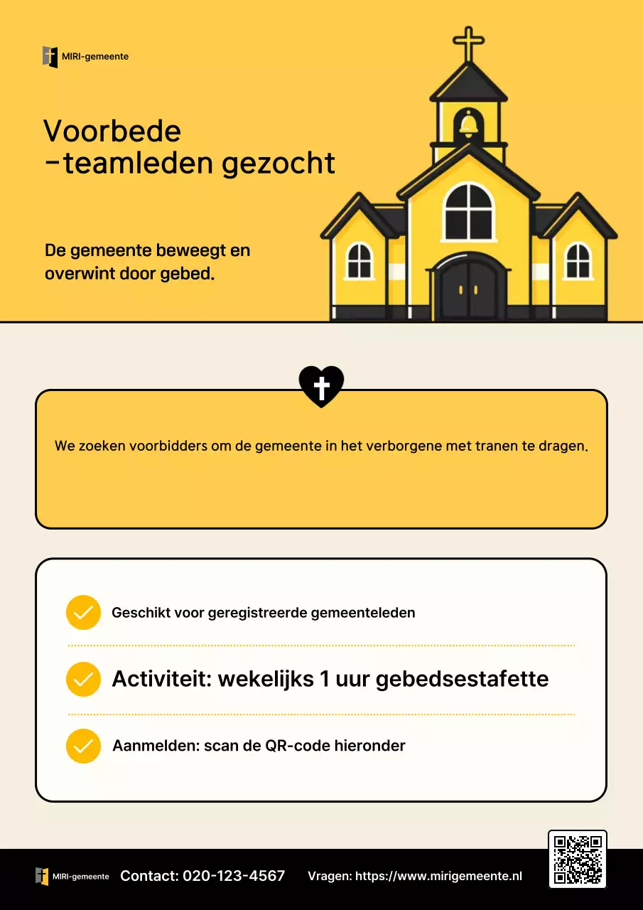 Werving bij Yellow Simple Church