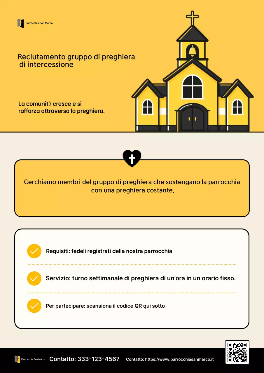 Reclutamento della Chiesa Semplice Gialla