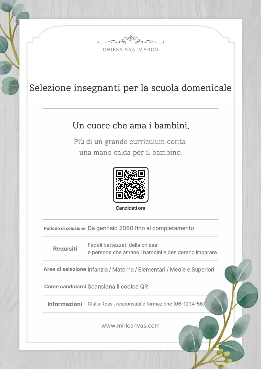 Reclutamento Gray Simple Education