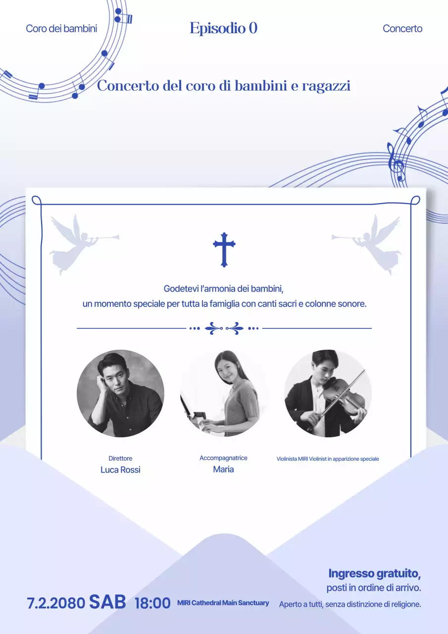 Guida alle esibizioni del Blue Classic Choir