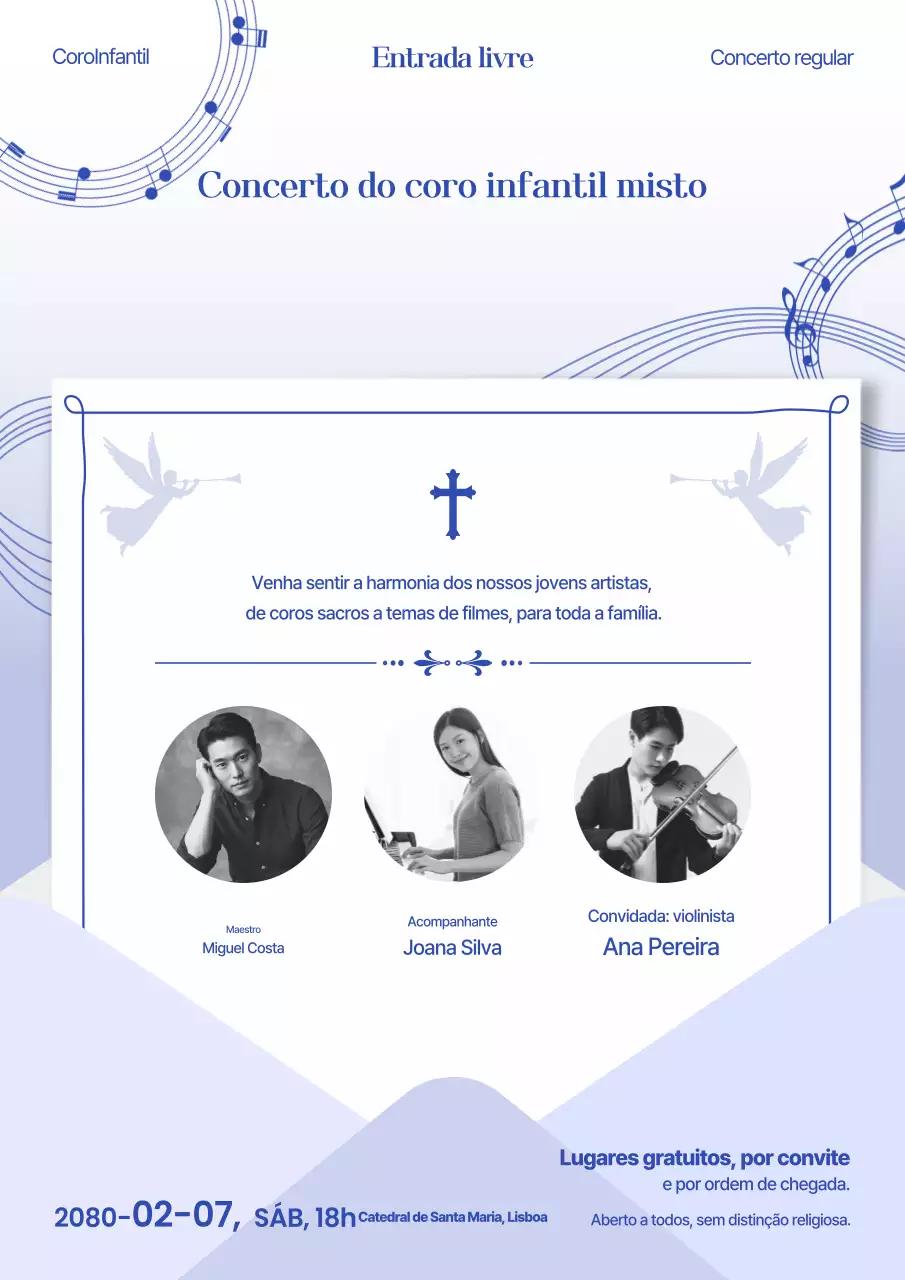 Guia de Apresentação do Coral Clássico Azul