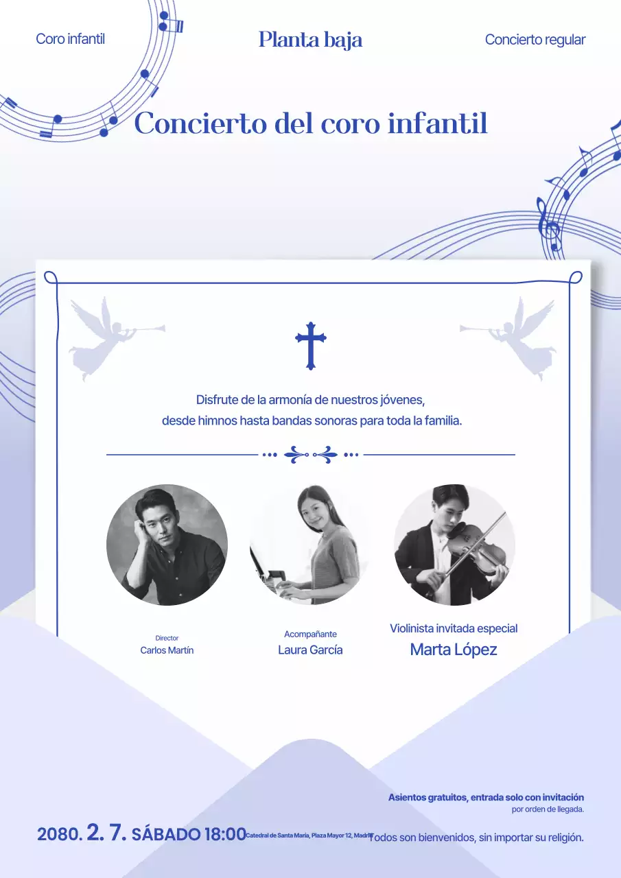 Guía de interpretación del Blue Classic Choir