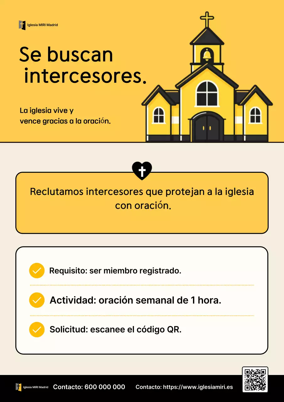 Reclutamiento de Iglesias Amarillas Simples