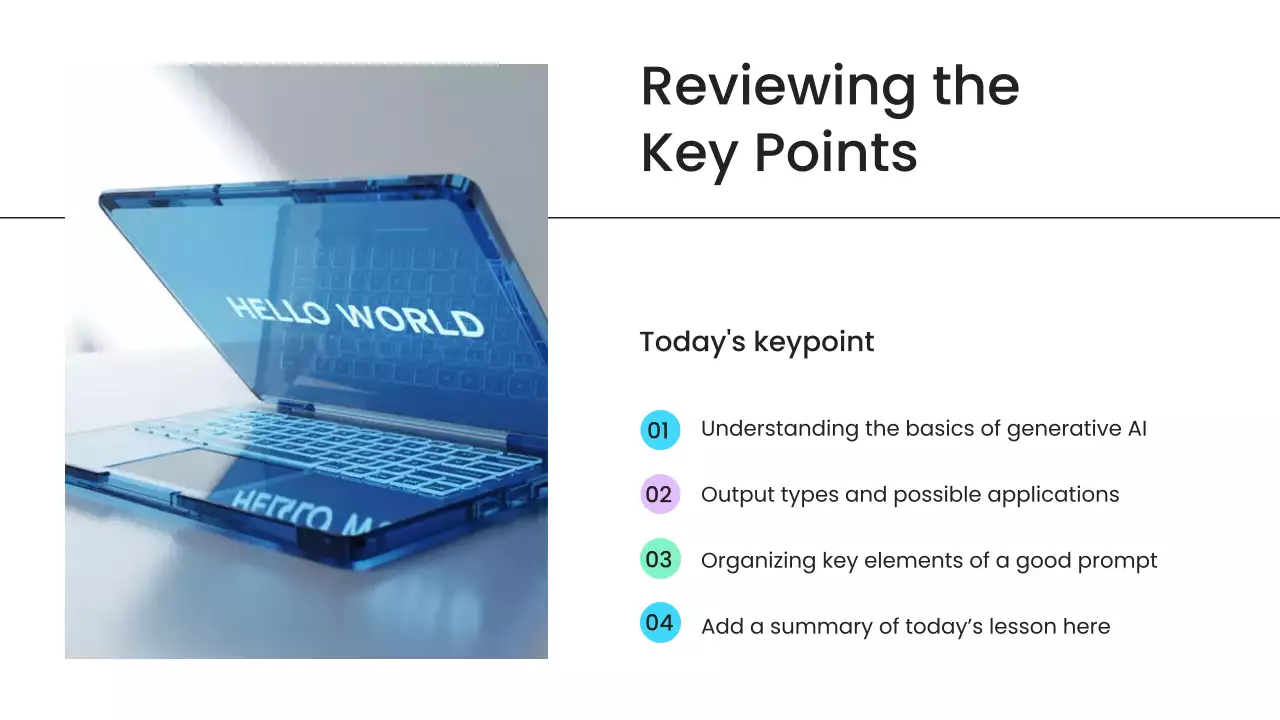 화이트 모던 AI 강좌 발표