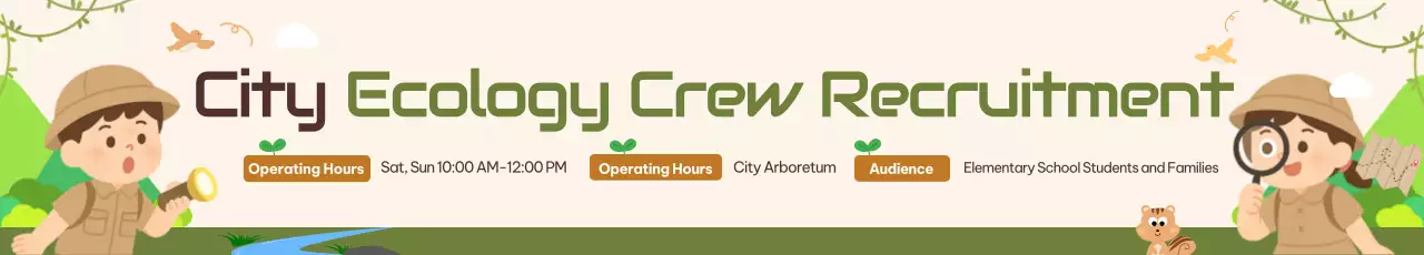 green playful ecology recruitment