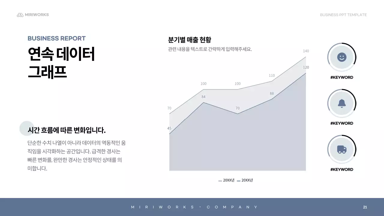하늘색 심플 회사소개서 설명