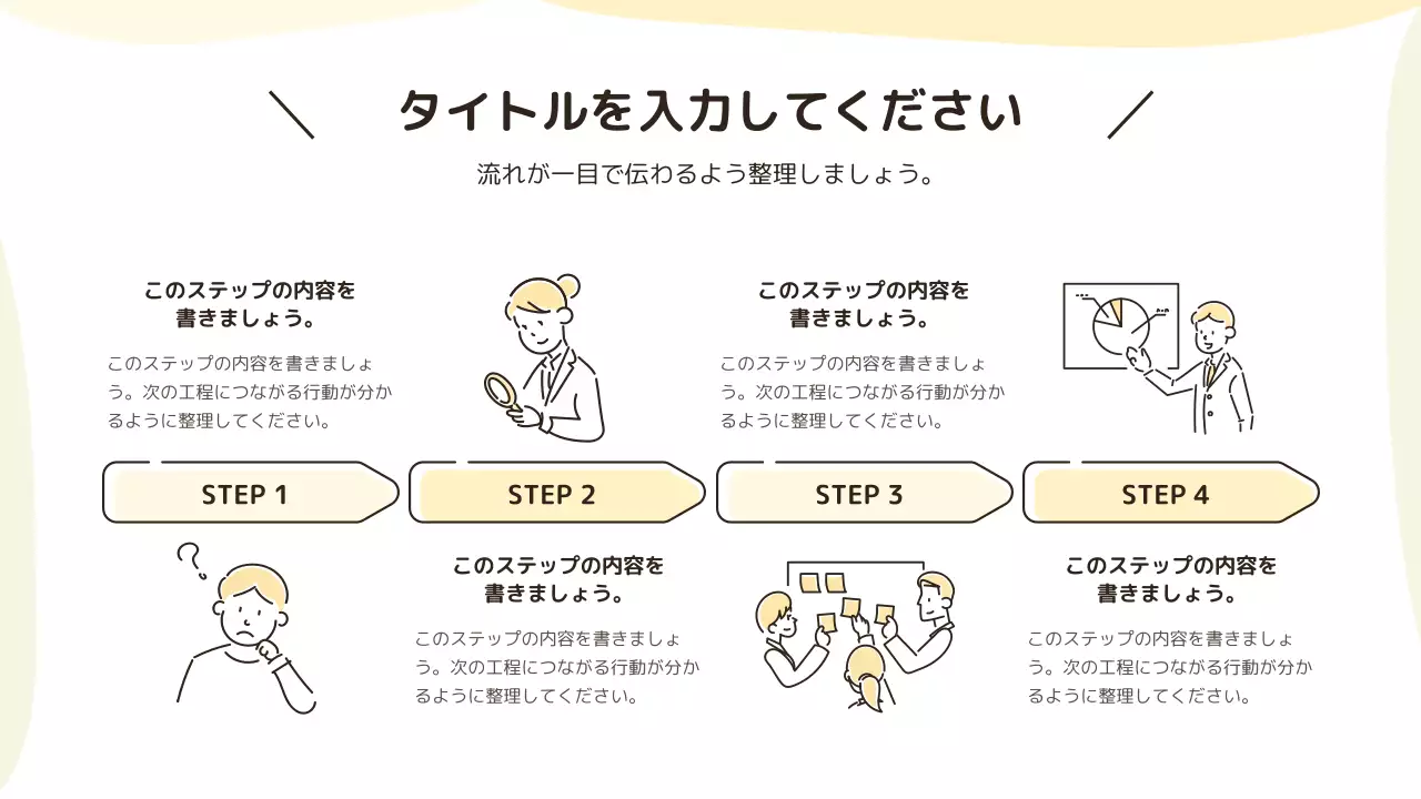 発表のテンプレート例 38