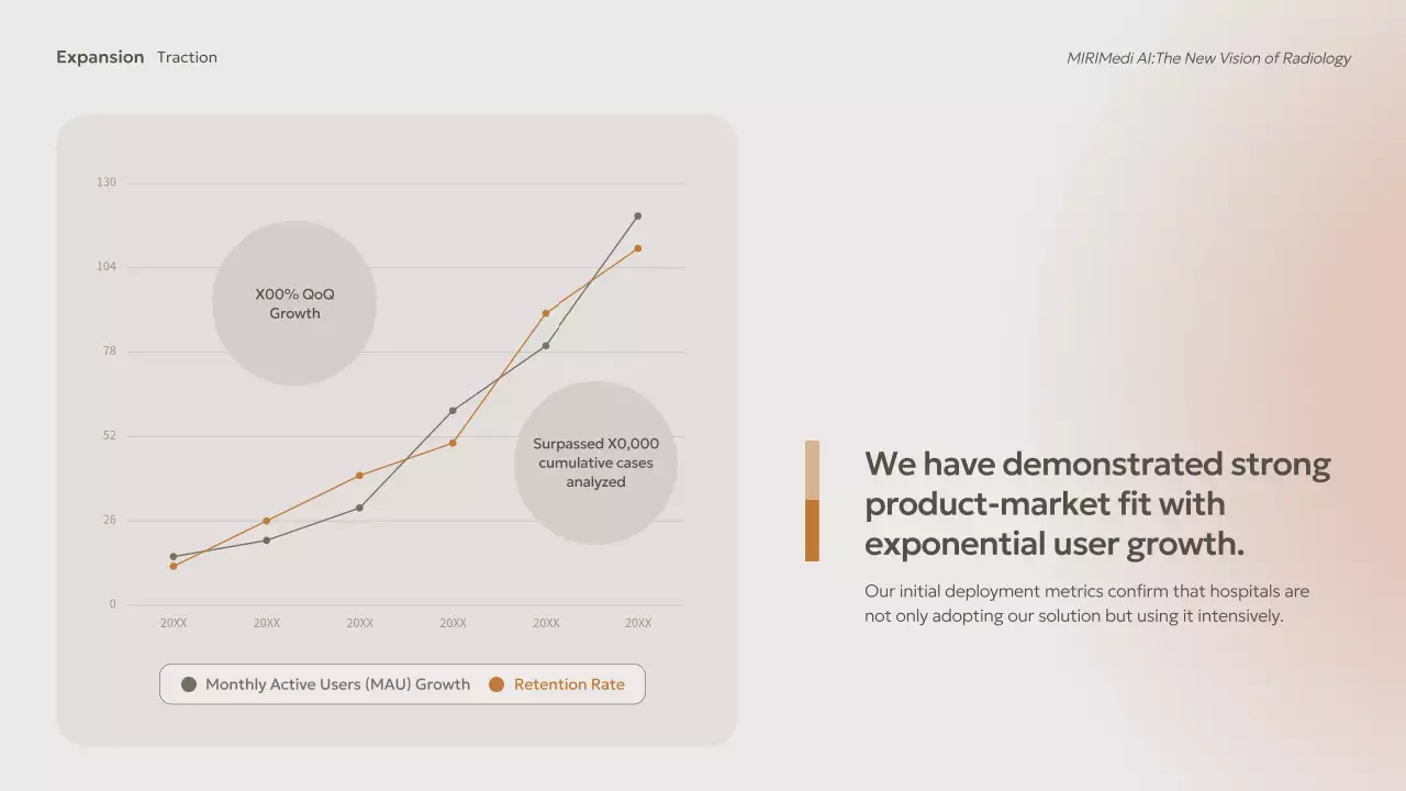 베이지색 모던 AI 프레젠테이션