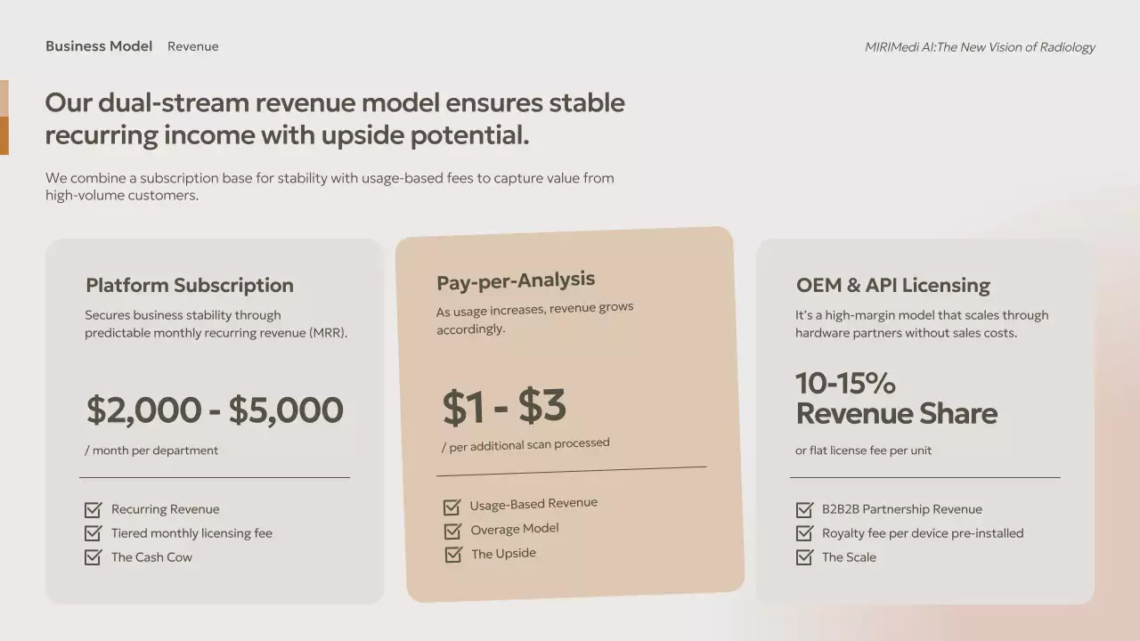 베이지색 모던 AI 프레젠테이션