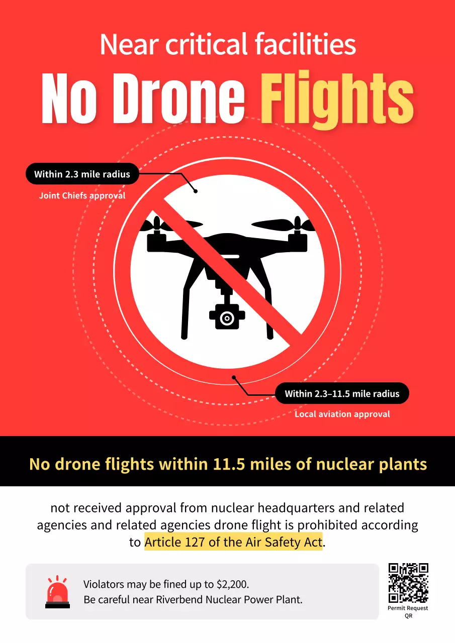 thông báo máy bay không người lái hiện đại màu đỏ