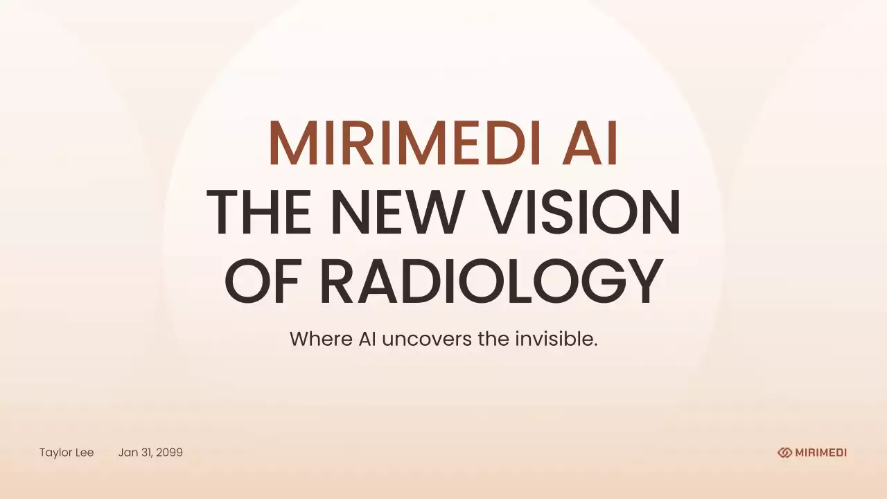 Bản trình bày AI hiện đại màu be