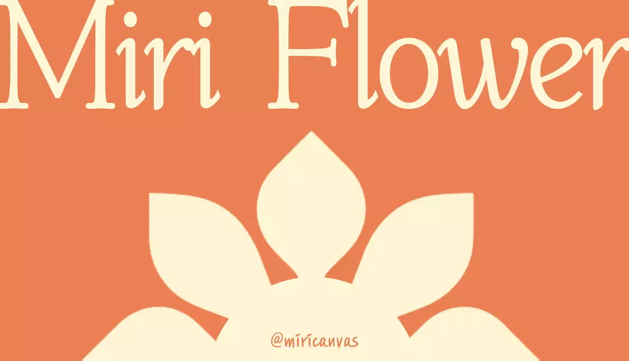 주황 심플 로고 문구