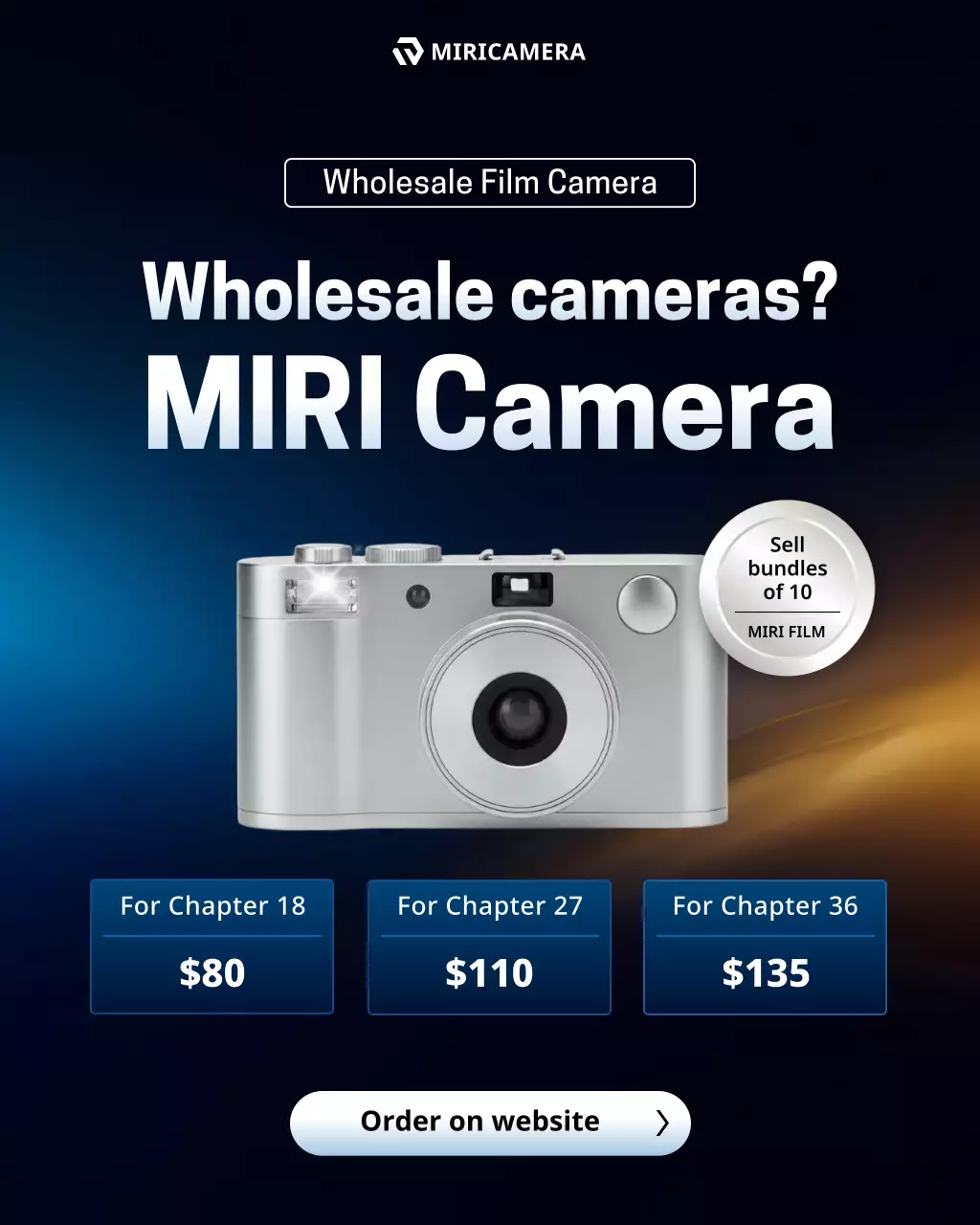 blue modern camera promotion