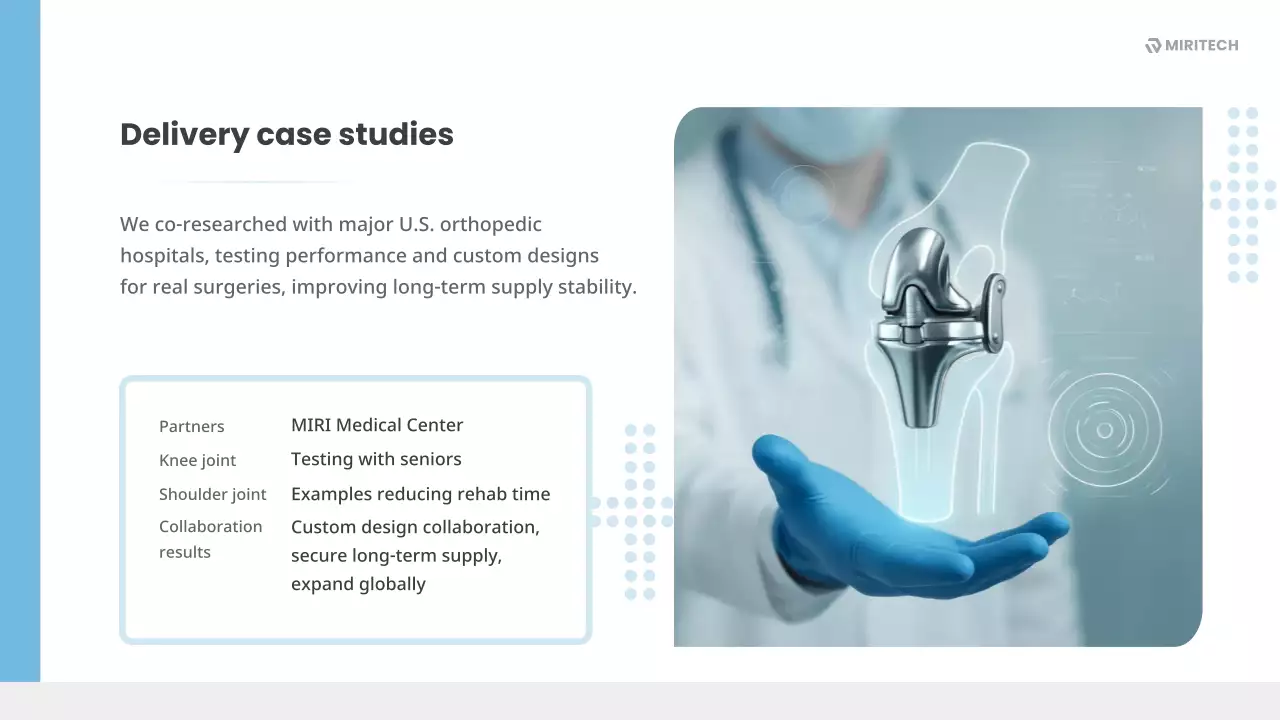 파란색 현대 의학 프로필
