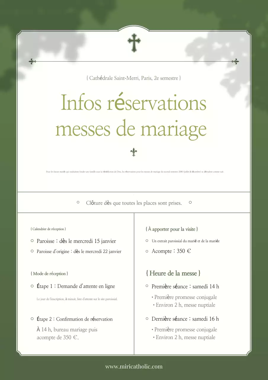 Guide de mariage Khaki Neat