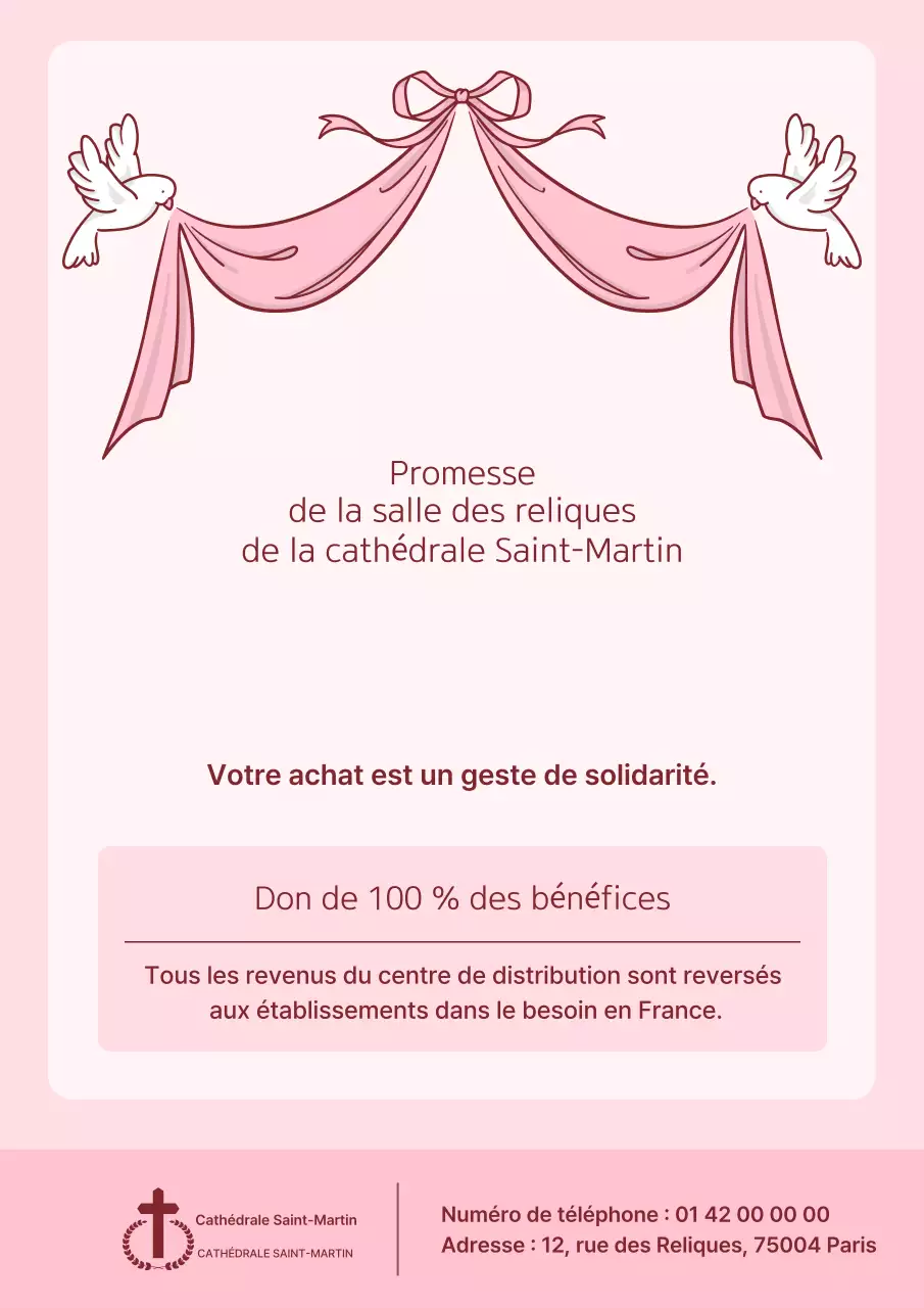Campagne de dons Pink Simple