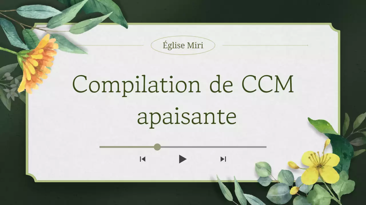 Guide musical simple et vert