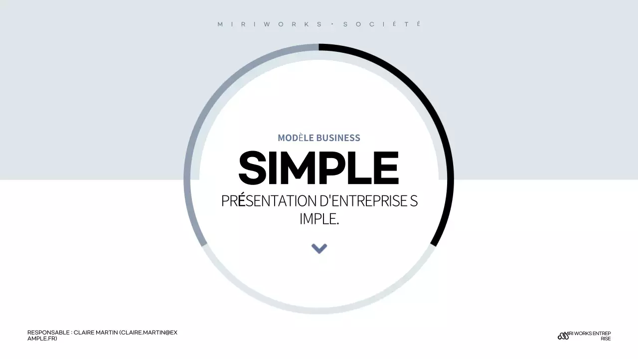 Présentation de Sky Blue Simple Company