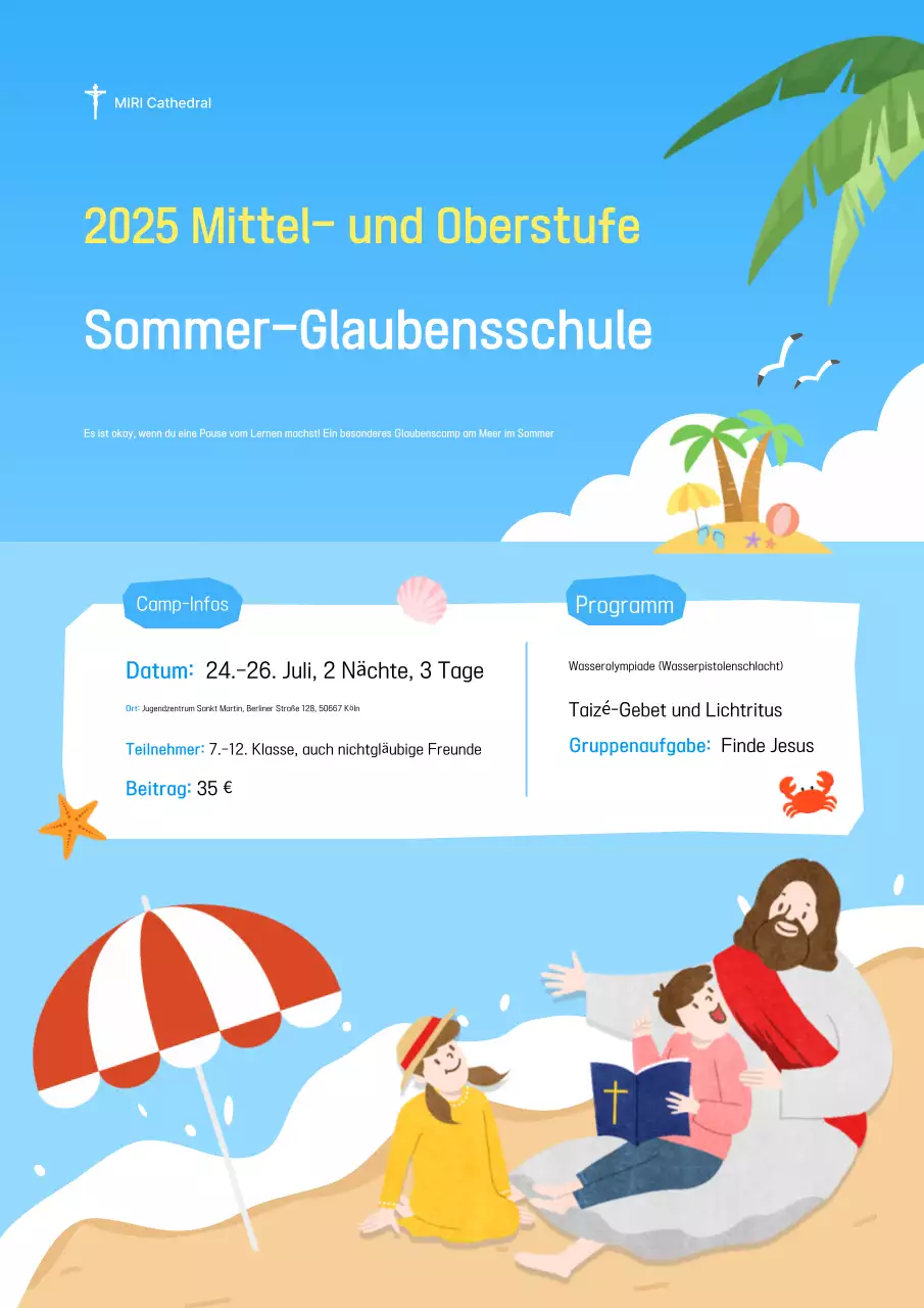 Leitfaden für das Blue Baby Camp