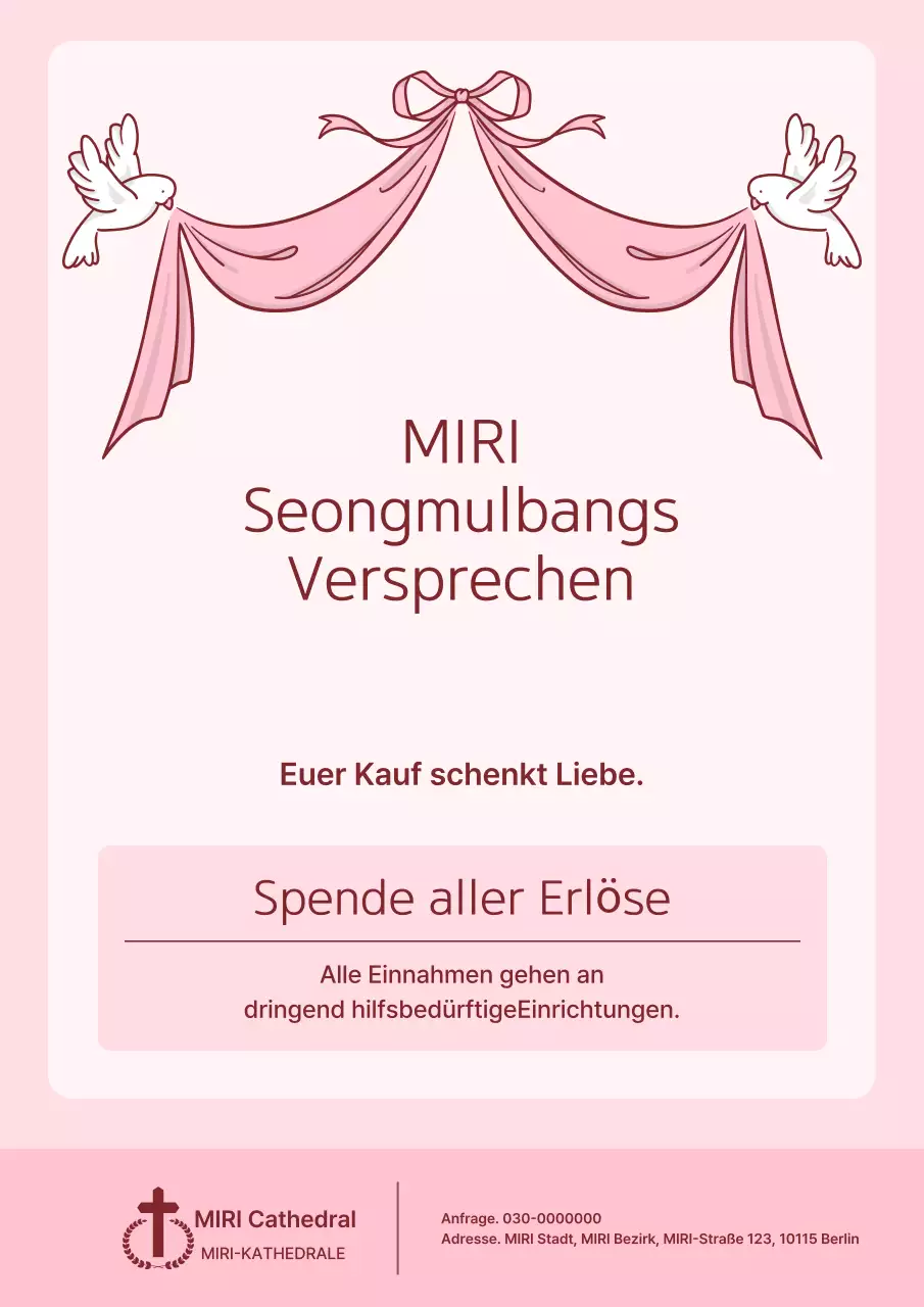 Pink Simple Spendenkampagne