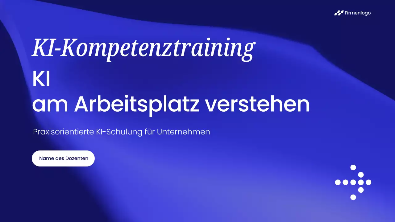 Einladung zum Blue Modern AI Kurs