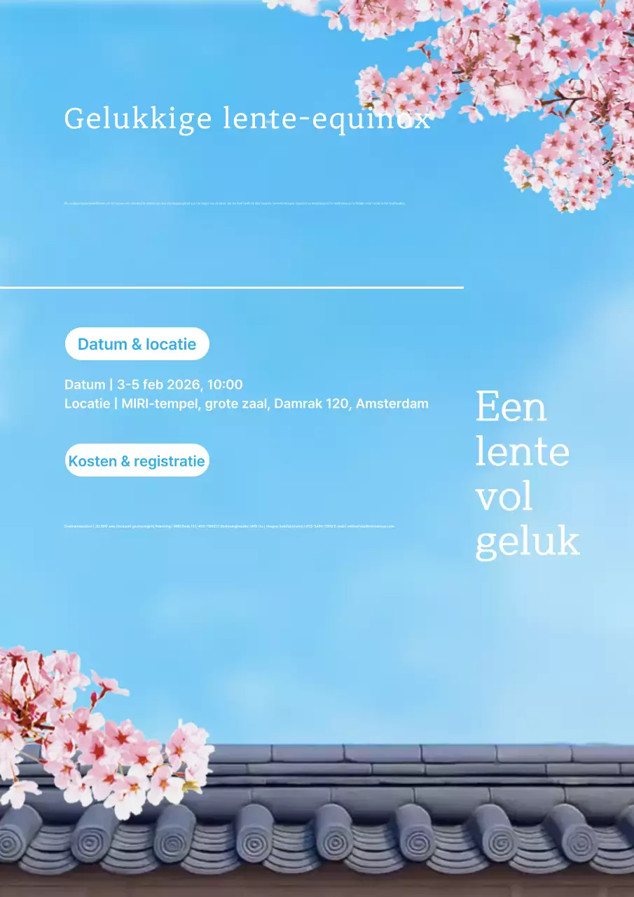 Gids voor traditionele boeddhistische evenementen in hemelsblauw