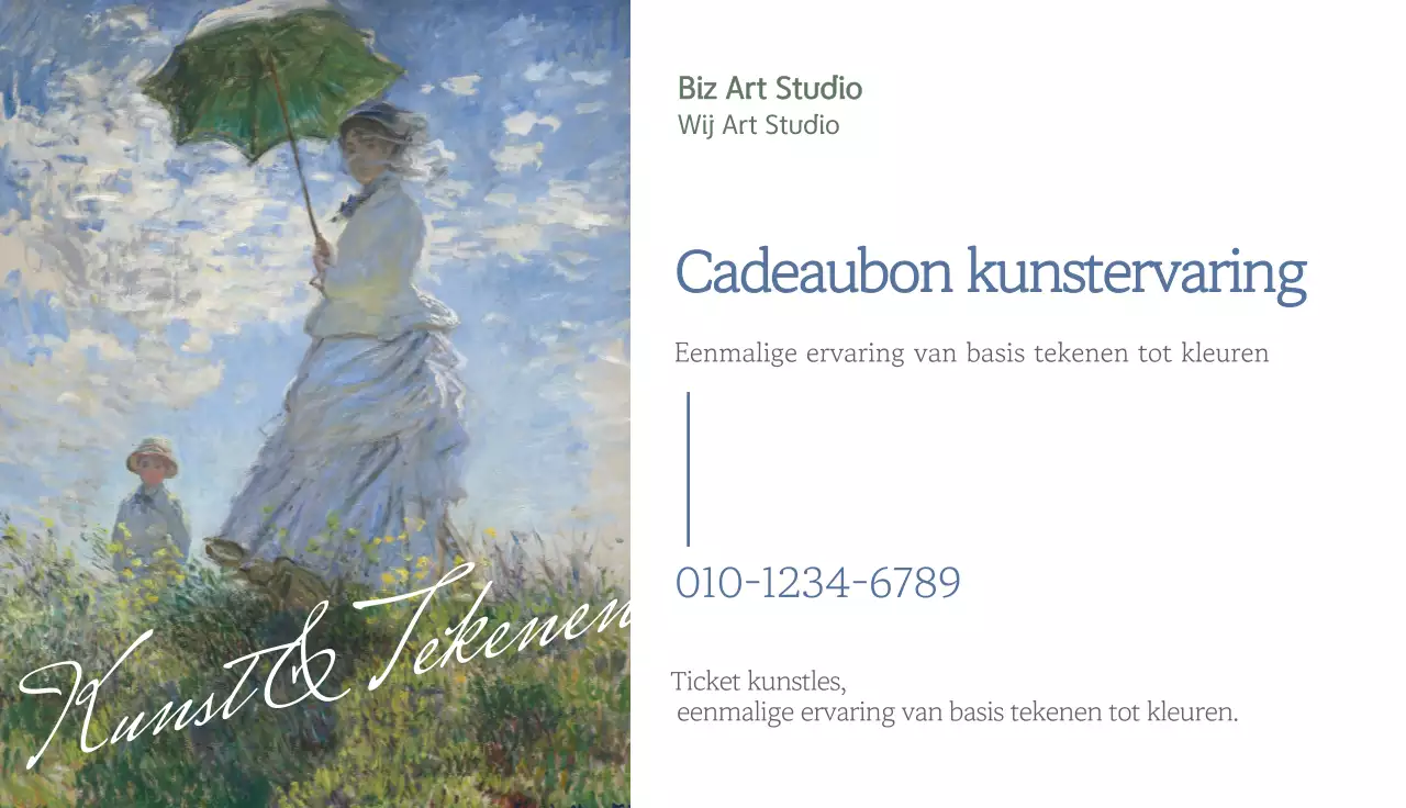 Werving voor de White Classic Art Experience