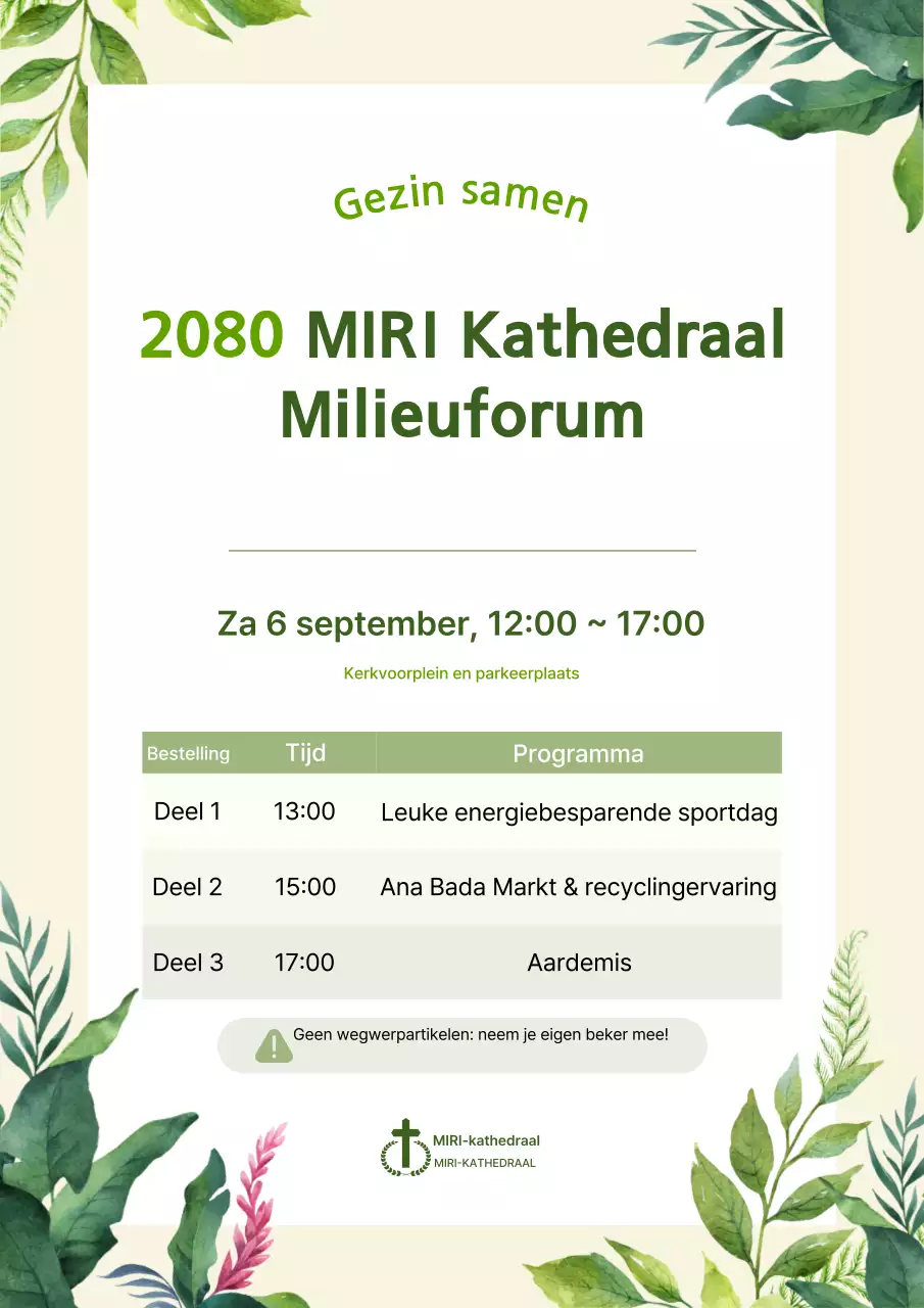 Groen Natuur Milieu Evenement