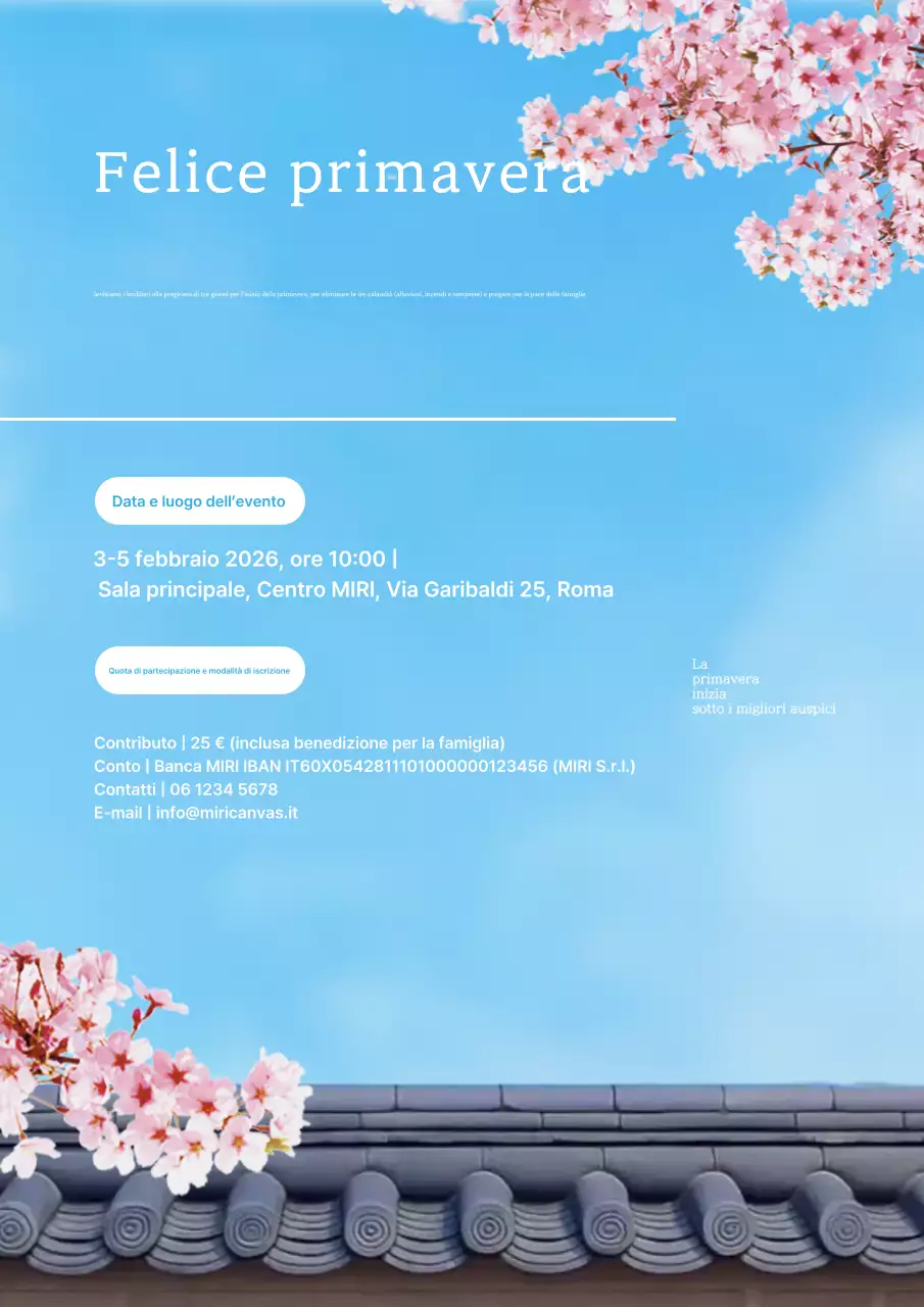 Guida agli eventi buddisti tradizionali Sky Blue