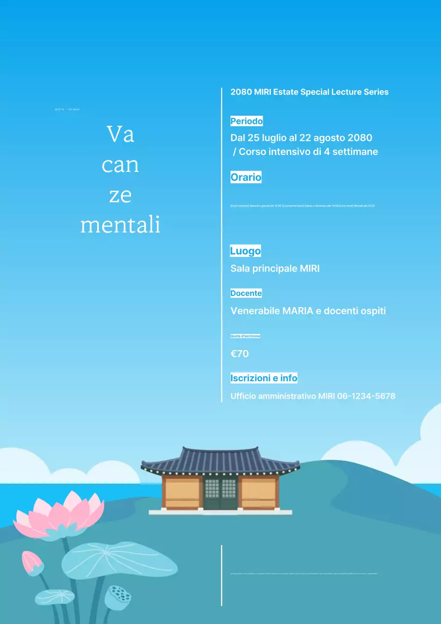 Guida alle lezioni speciali estive tradizionali di Sky Blue