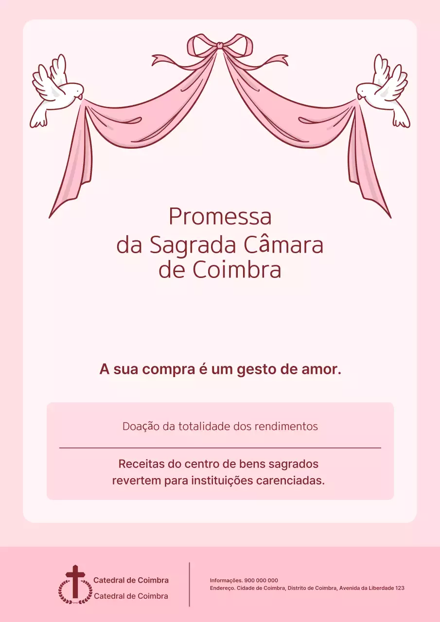 Campanha de Doação Simples Rosa