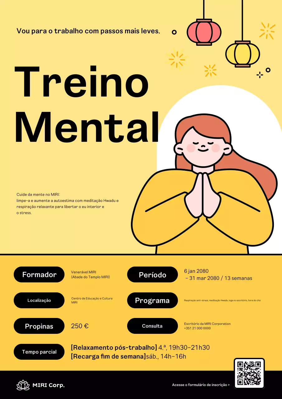 Promoção do Programa de Meditação Yellow Clean