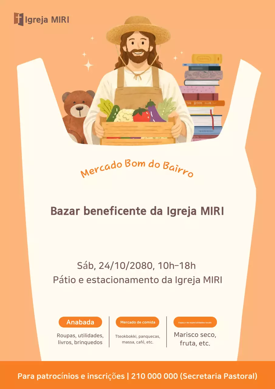 Evento de Doação para Bebês Laranja