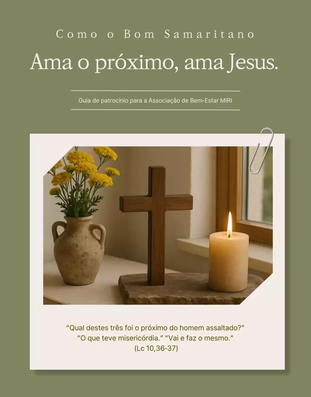 Guia Cristão Simples Cáqui