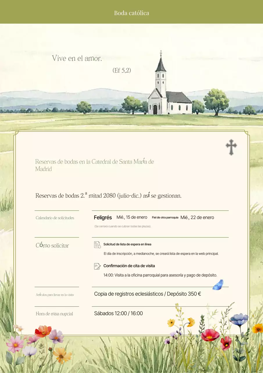 Guía de bodas tradicionales en beige