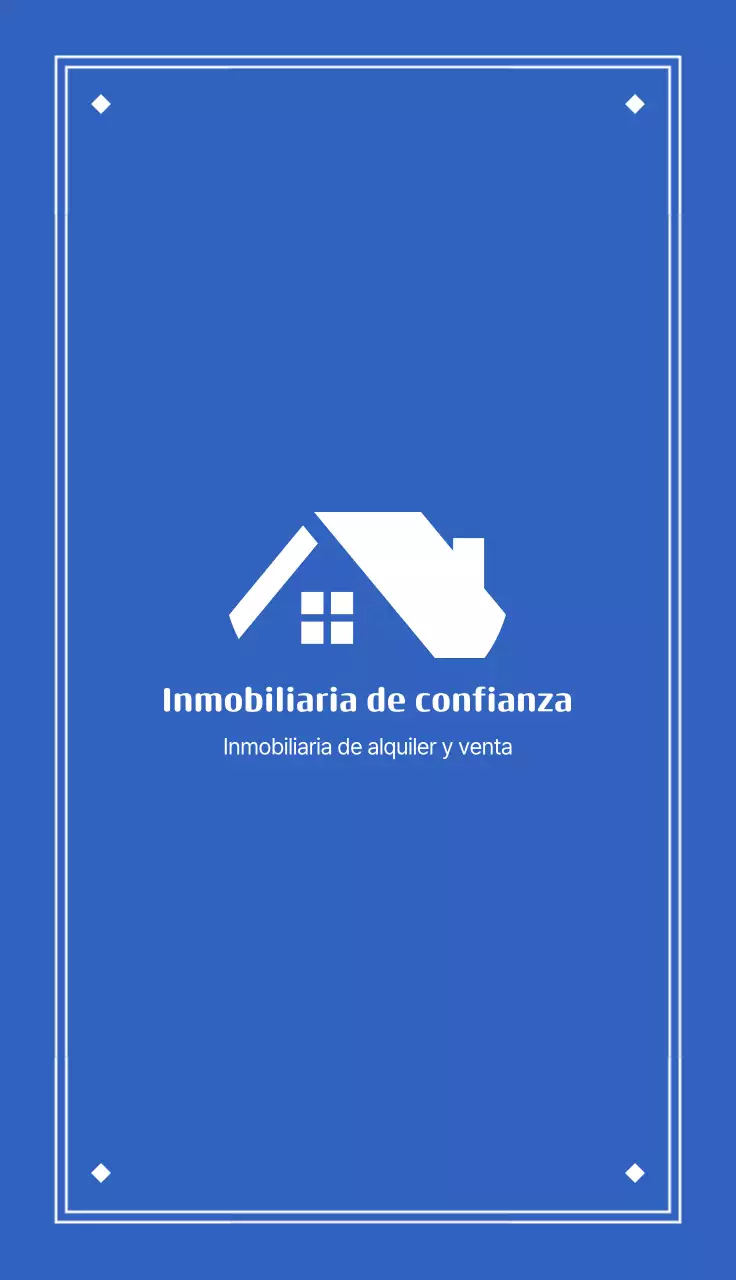 Anuncio inmobiliario Blue Simple