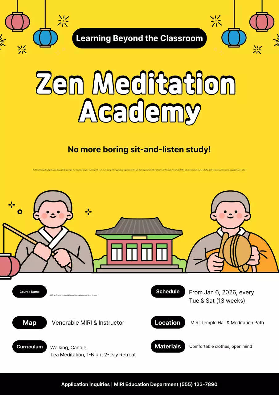 Hướng dẫn về Chương trình Thiền Em Bé Màu Vàng