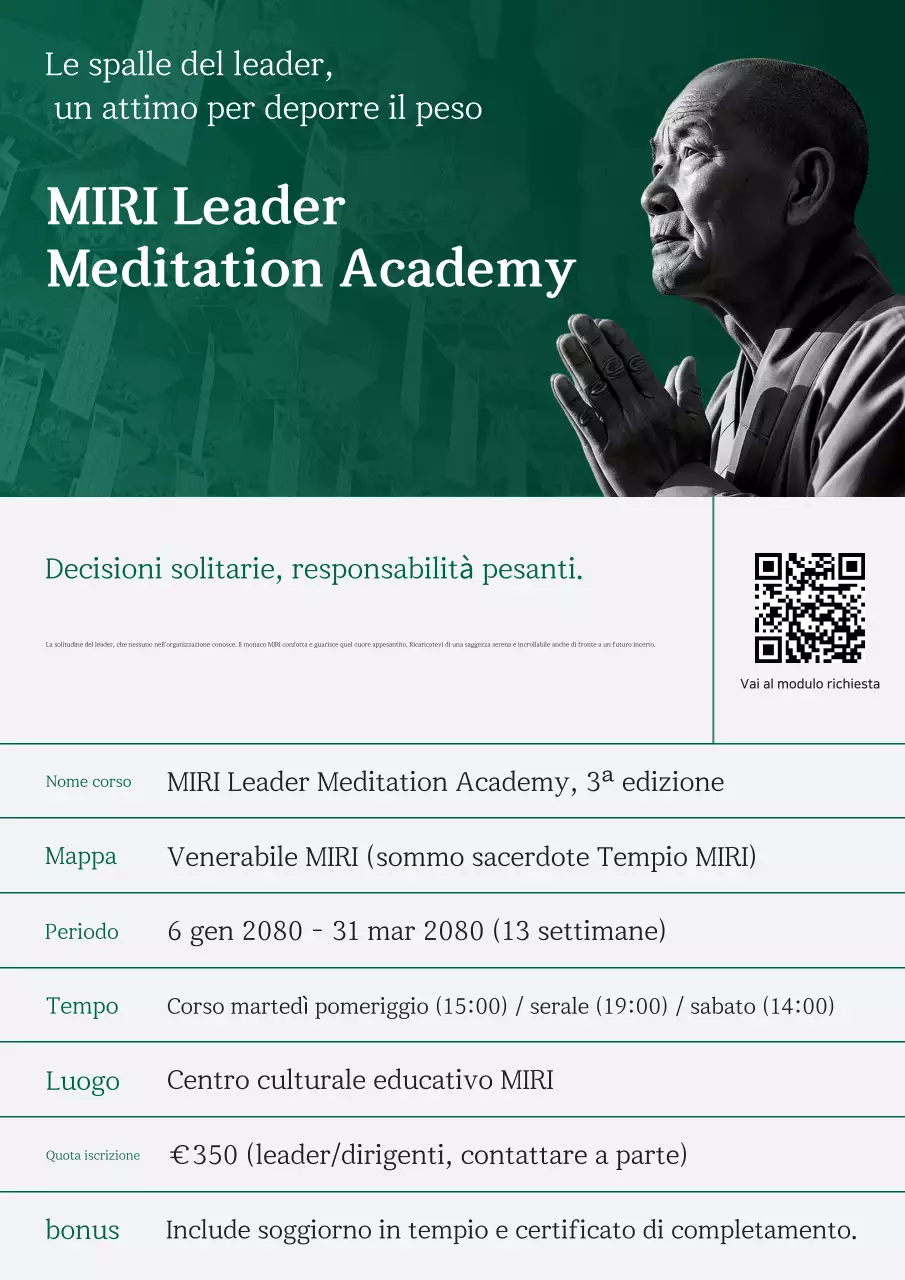 Guida alla formazione sulla meditazione tradizionale verde