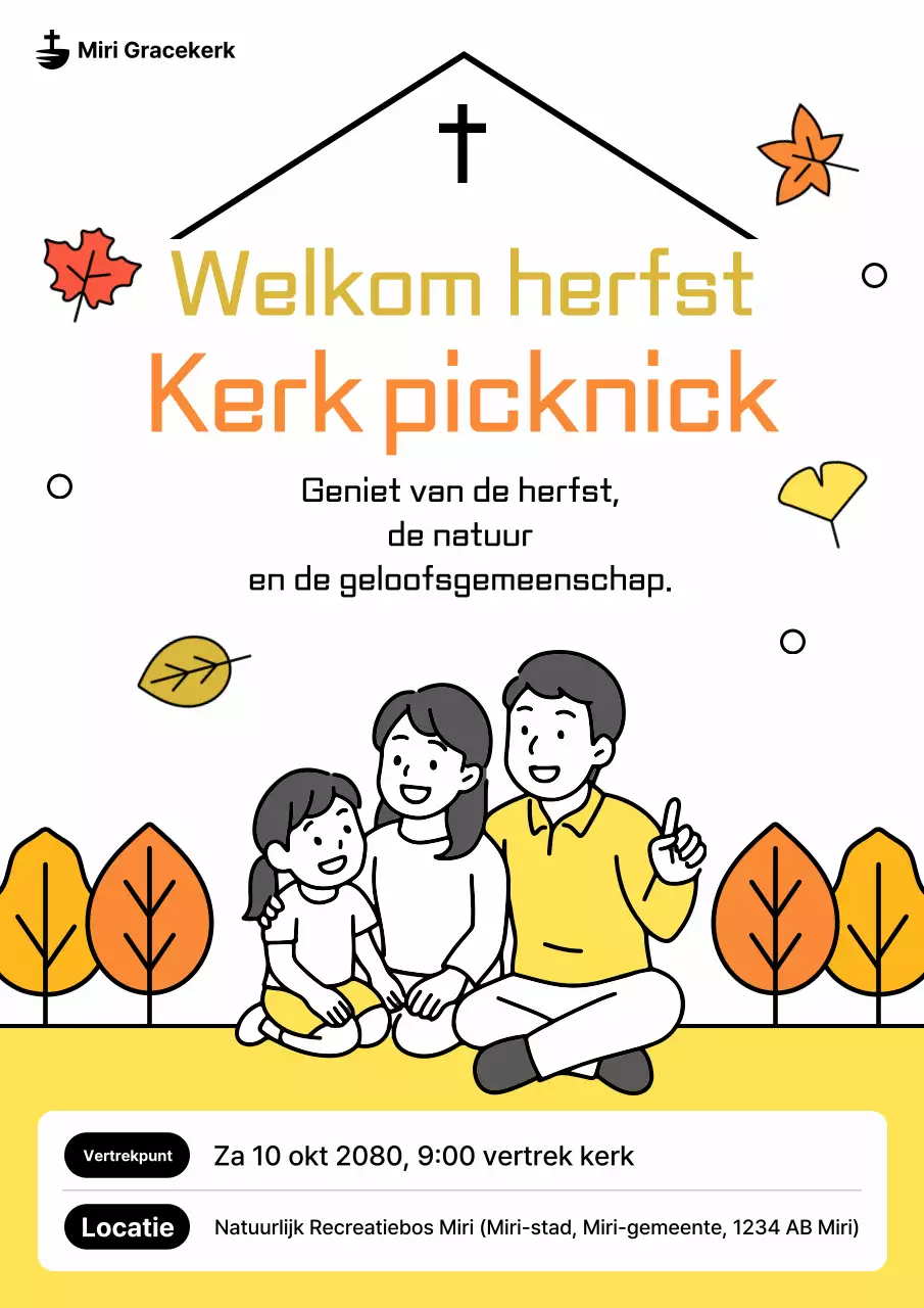 Evenementengids voor de herfst van Orange Baby