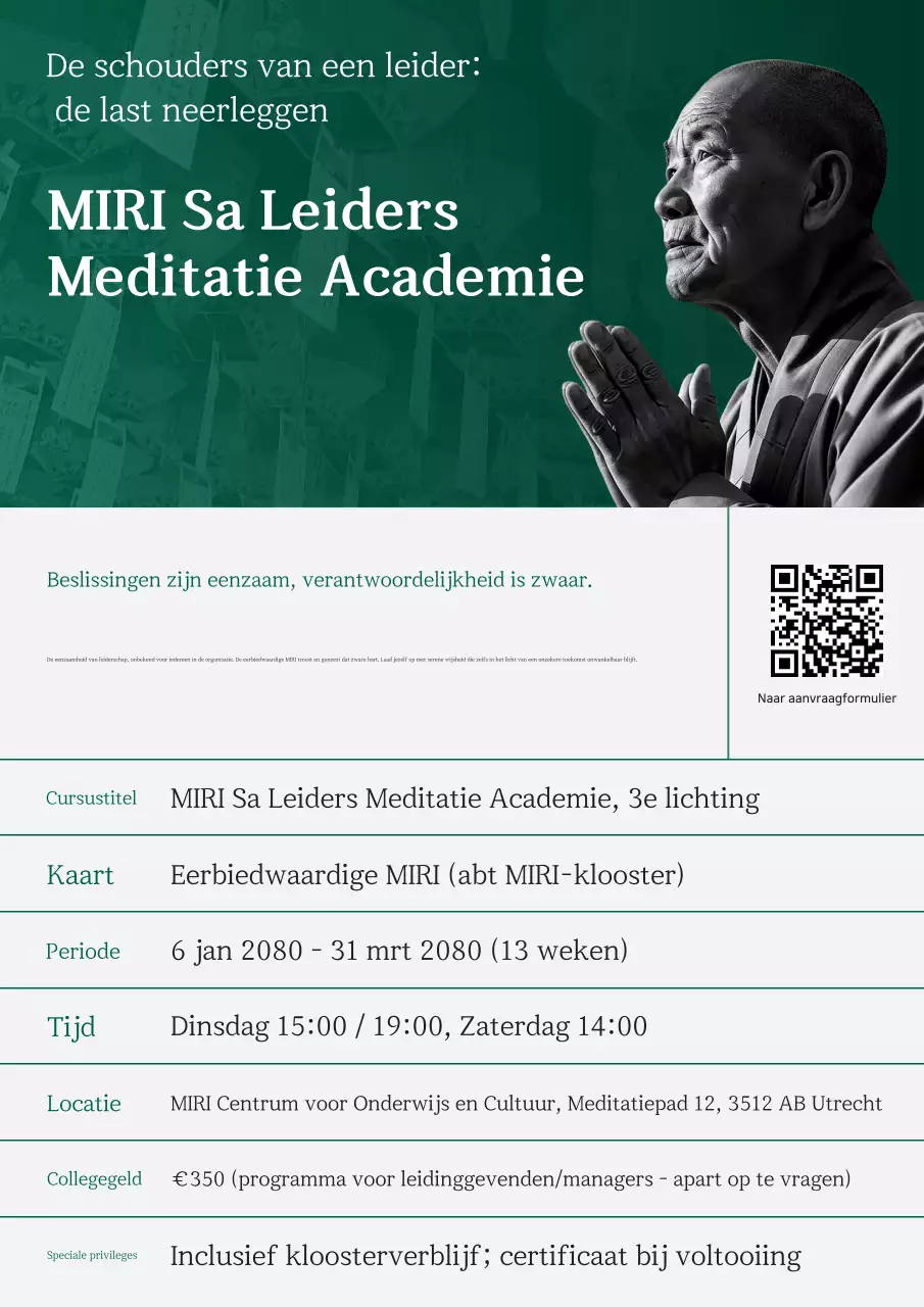 Groene Traditionele Meditatie Trainingsgids