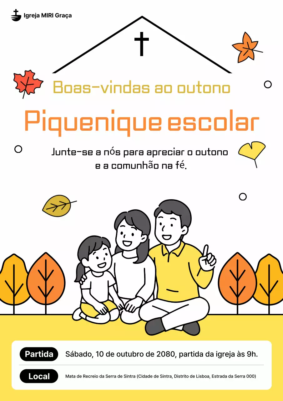 Guia de Eventos de Outono da Orange Baby