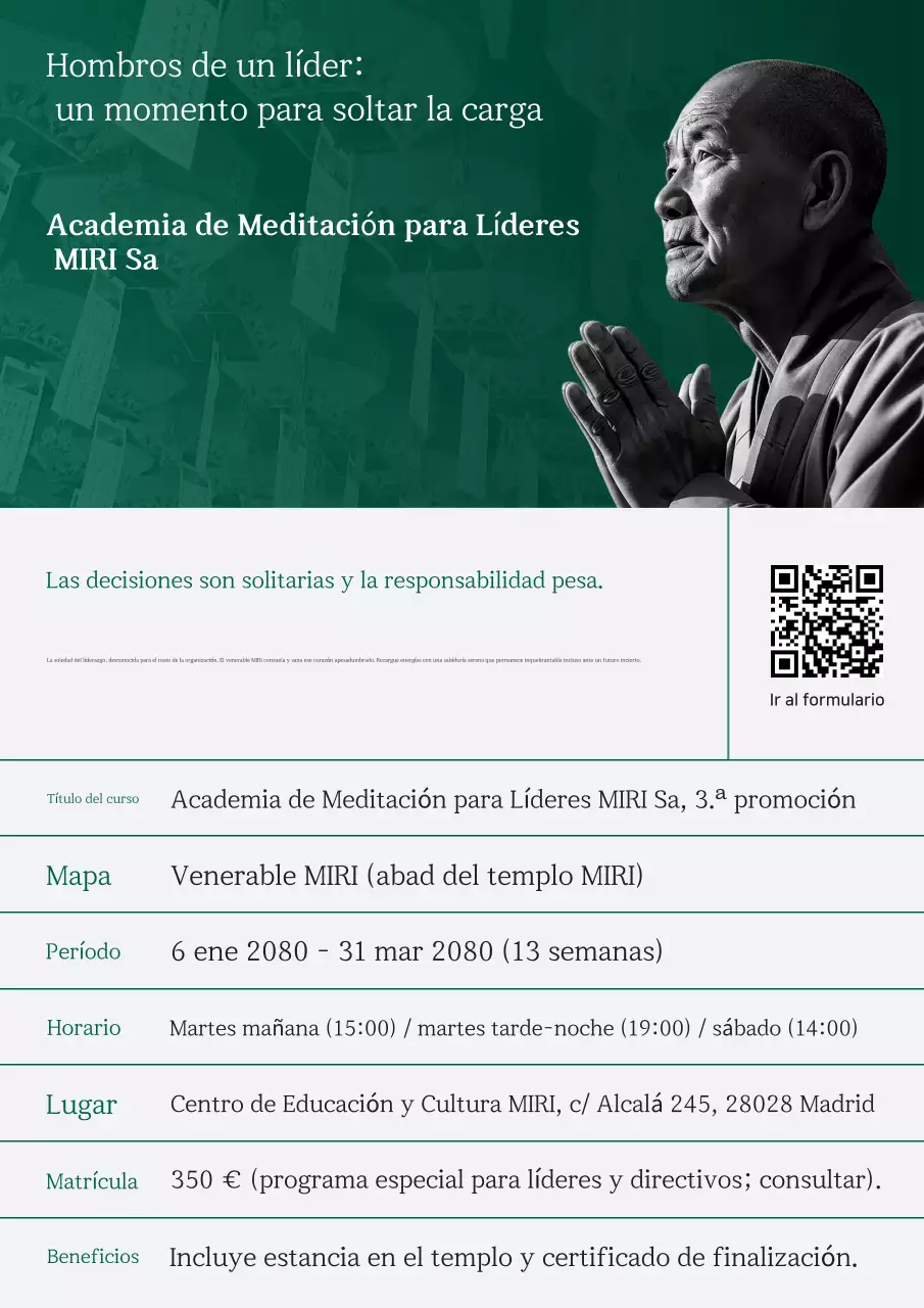 Guía de entrenamiento de meditación tradicional verde