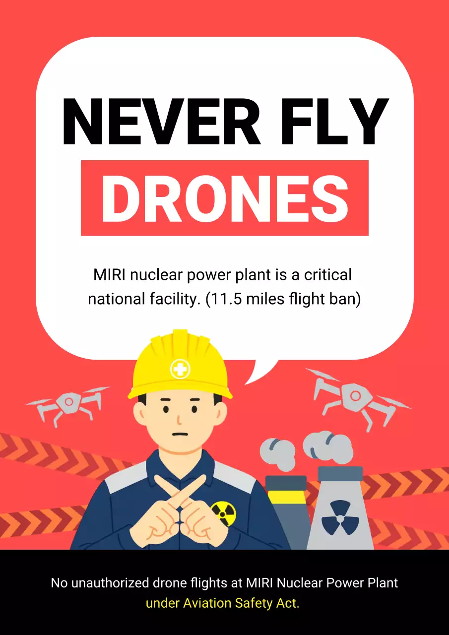 thông báo an toàn in đậm màu đỏ