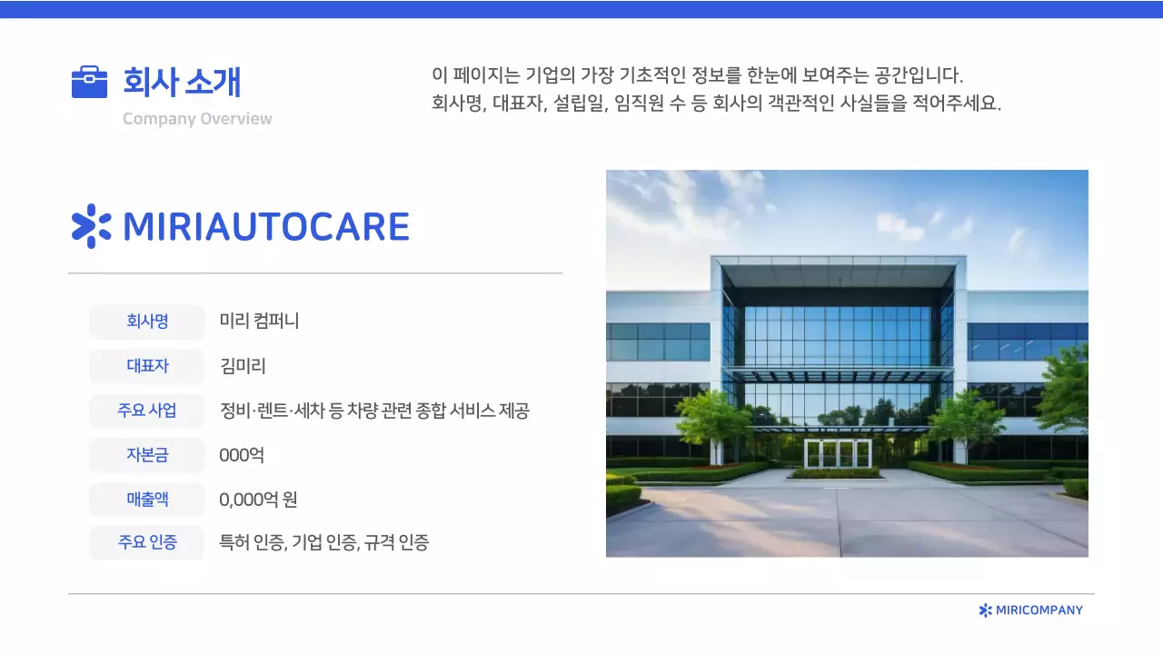 파랑 모던 보고서 분석